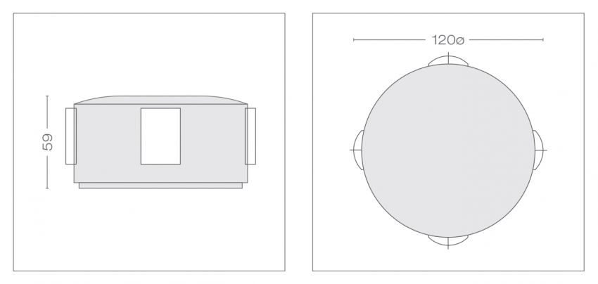 چراغ های دیواری روکار آلفا 1 چراغ های دیواری روکار آلفا 1